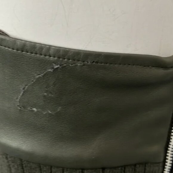 3.1 Phillip Lim Leather Alternative Halter Top Sz 2 Flaw - Picture 7 of 14